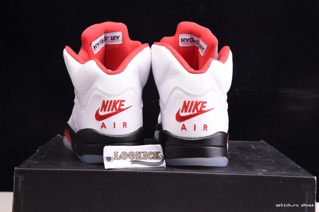 Cheap DA1911-102 5 Jordan Silver Red Air Fire (2020) Retro Tongue 0728